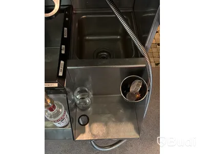 Barstation, rostfri