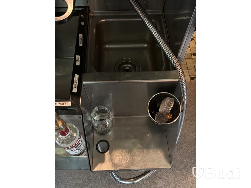 Barstation, rostfri