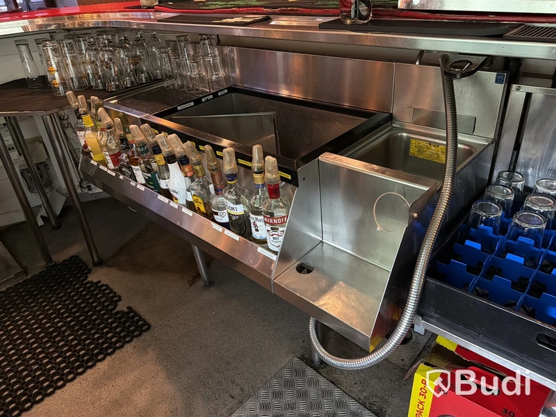 Barstation, Perlick, rostfri
