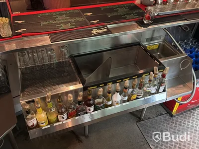 Barstation, Perlick, rostfri