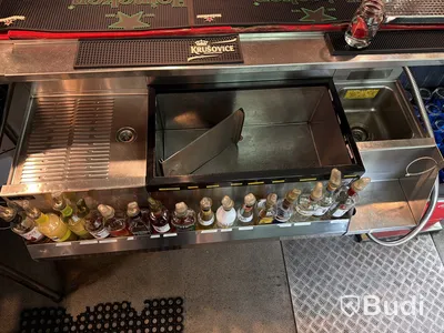 Barstation, Perlick, rostfri