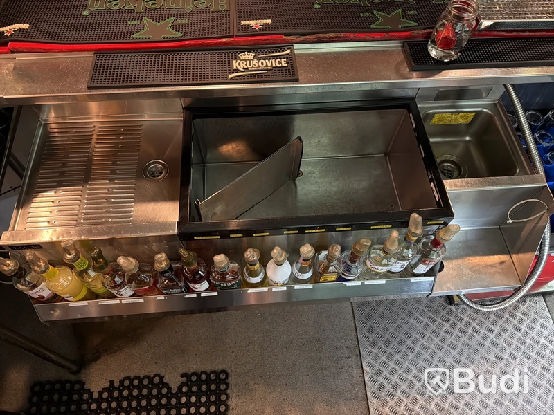 Barstation, Perlick, rostfri