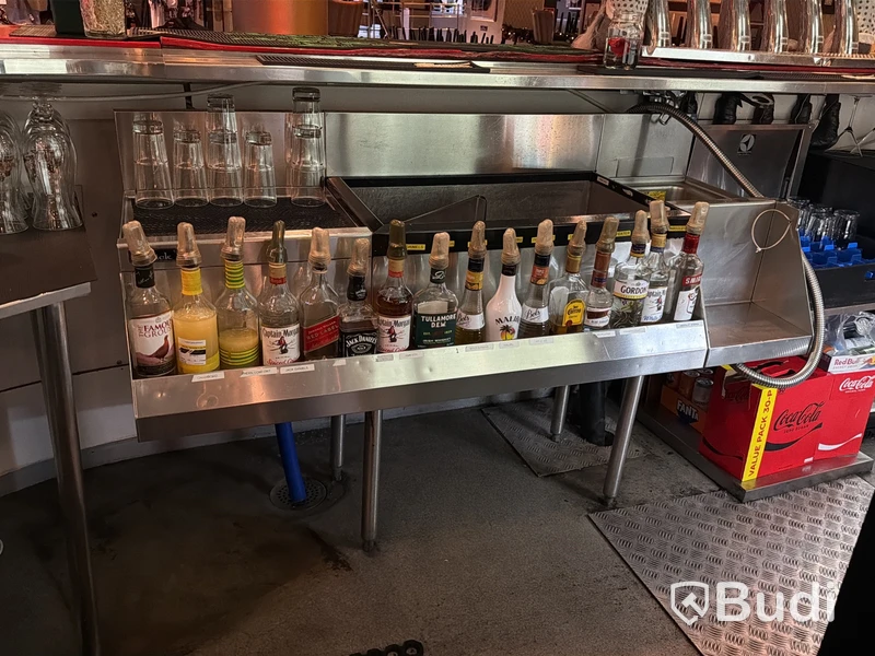 Barstation, Perlick, rostfri