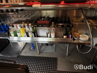 Barstation, Perlick, rostfri