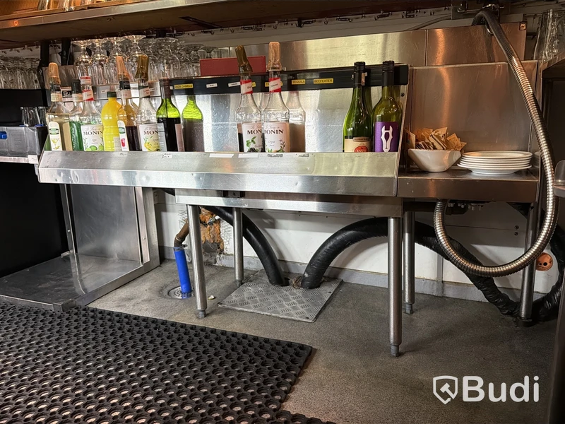 Barstation, Perlick, rostfri