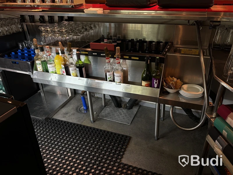 Barstation, Perlick, rostfri