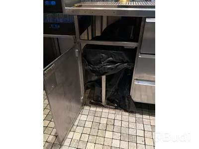 Rostfri serveringsstation