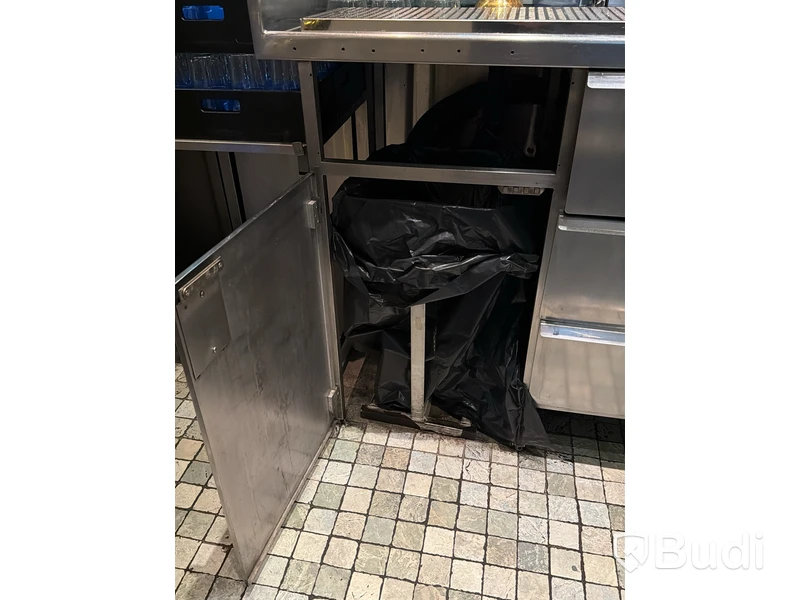 Rostfri serveringsstation