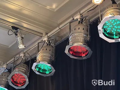 Scenljus LED, röd/ grön, 6 st