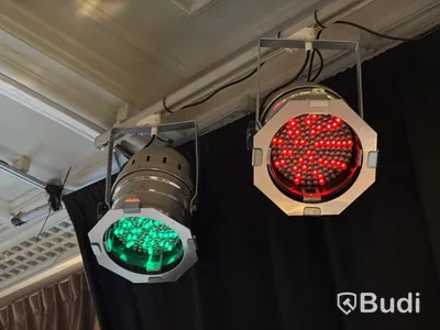 Scenljus LED, röd/ grön, 6 st