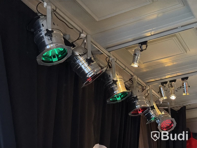 Scenljus LED, röd/ grön, 6 st