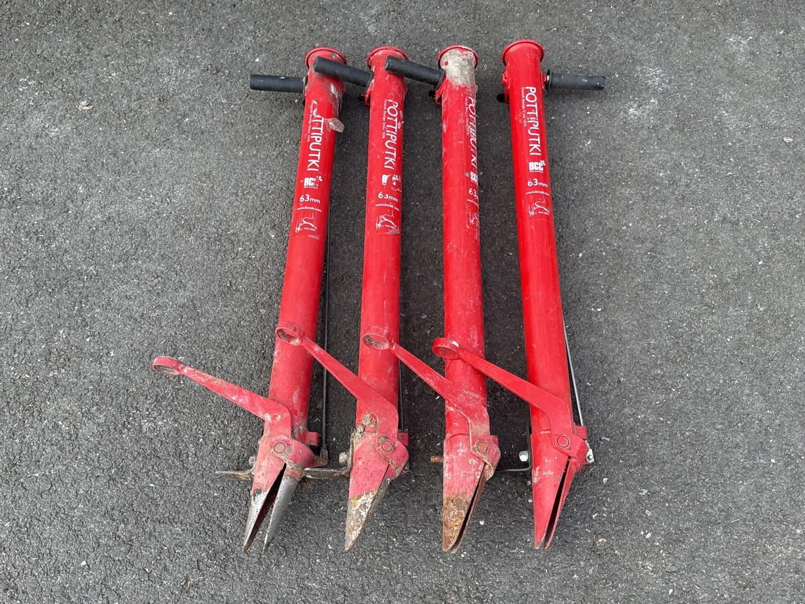 4 st Planteringsrör Pottiputki | 63 mm