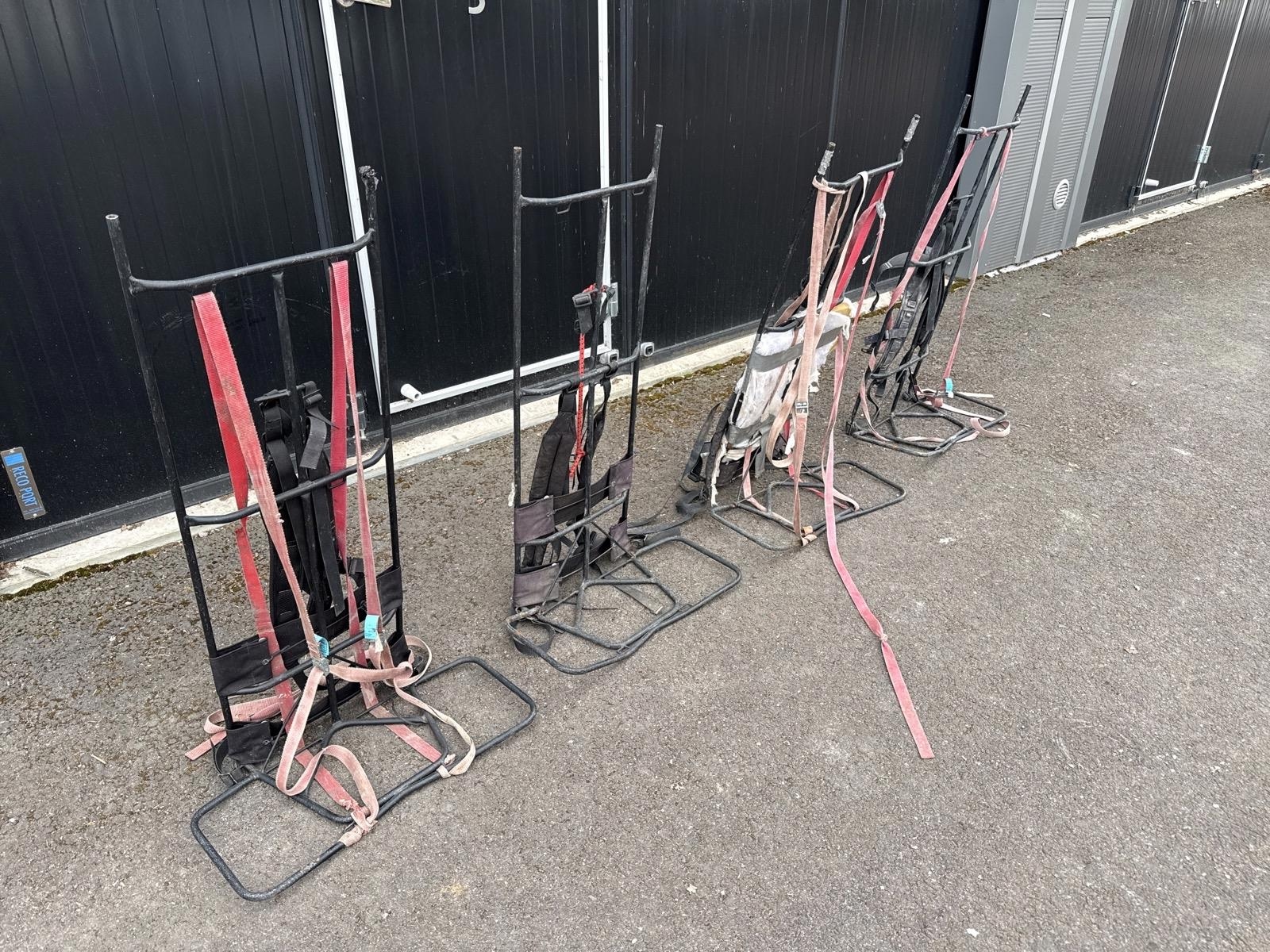 4 st bärramar för plantkartonger