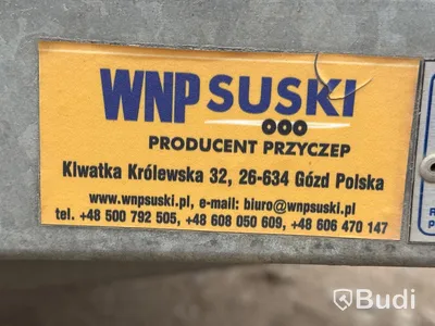 Obromsad boggivagn WNP Suski | 750 kg | 2023 | Ej registreringsbesiktigad