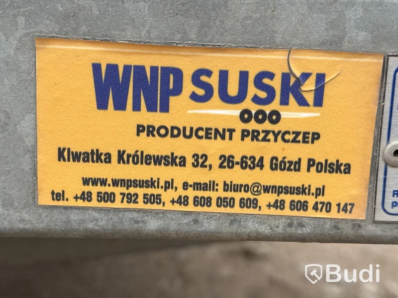 Obromsad boggivagn WNP Suski | 750 kg | 2023 | Ej registreringsbesiktigad