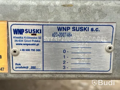 Obromsad boggivagn WNP Suski | 750 kg | 2023 | Ej registreringsbesiktigad