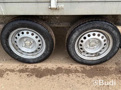 Obromsad boggivagn Temared | 750 kg | Ej registreringsbesiktigad
