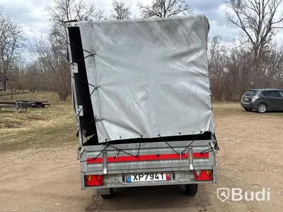 Obromsad boggivagn Temared | 750 kg | Ej registreringsbesiktigad