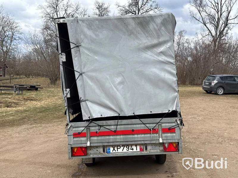 Obromsad boggivagn Temared | 750 kg | Ej registreringsbesiktigad