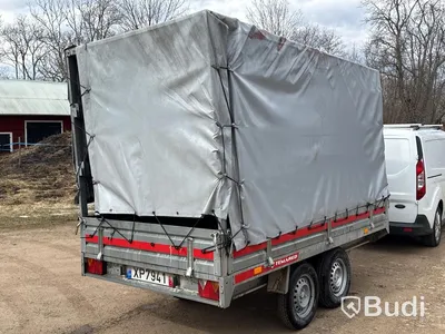 Obromsad boggivagn Temared | 750 kg | Ej registreringsbesiktigad
