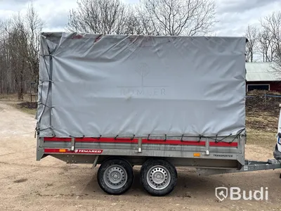 Obromsad boggivagn Temared | 750 kg | Ej registreringsbesiktigad