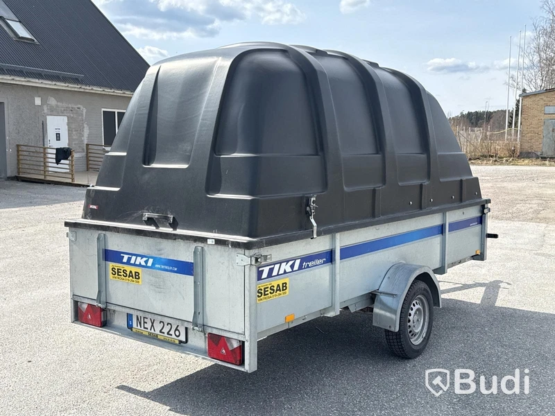 Obromsad släpvagn med kåpa Tiki CS350 | 750 kg | 2021