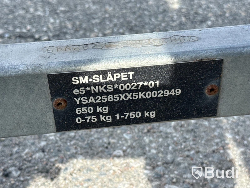 Obromsad gallervagn SM Släpet | 650 kg | 2019