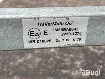Obromsad boggivagn Trailermate | 750 kg | Ej registreringsbesiktigad