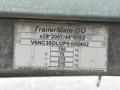 Obromsad boggivagn Trailermate | 750 kg | Ej registreringsbesiktigad