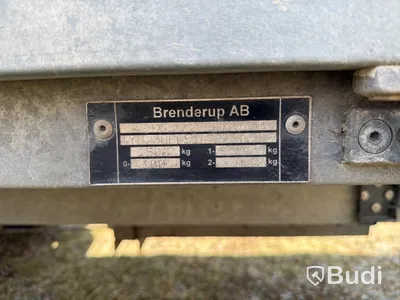 Tipptrailer Brenderup BT4260B -2021 -elhydraulisk tipp – 1500 kg
