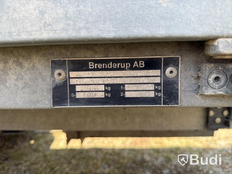 Tipptrailer Brenderup BT4260B -2021 -elhydraulisk tipp – 1500 kg