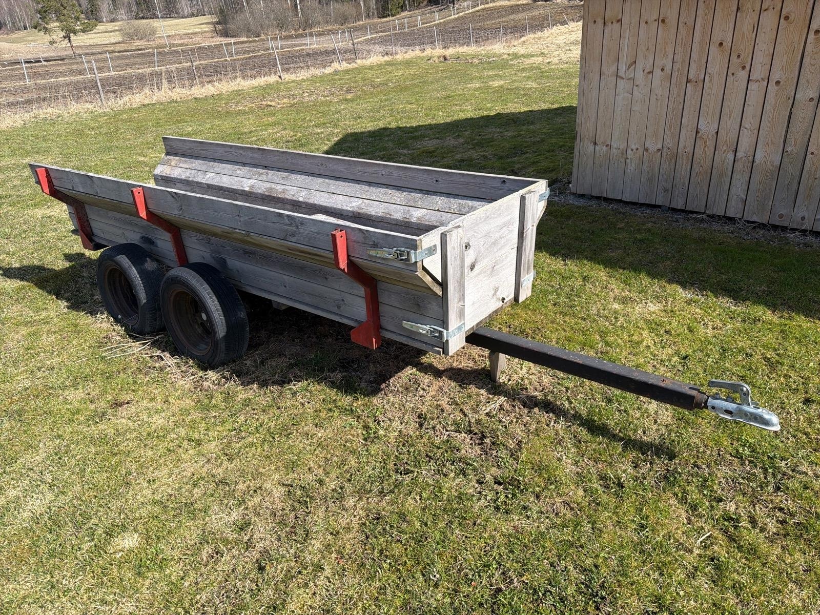 ATV-vagn / fyrhjulingssläp – 3 m flak