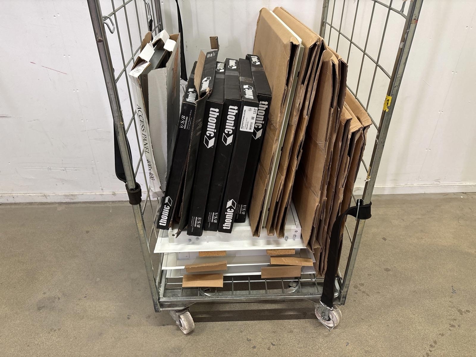 Lot of access panels, various sizes and models