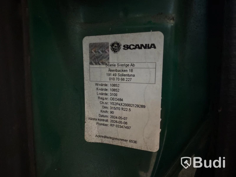 Slamsug Scania P320LB4X2HNB -2016 | Korp&son ASLH