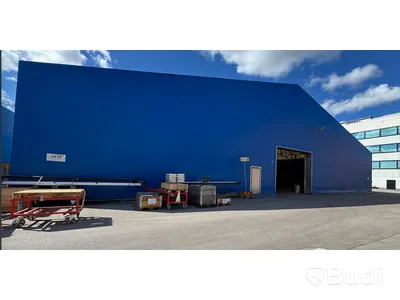 Industritält / Lagerhall – ca 30 x 32 meter – Snöklass 2 – Avfuktare ingår