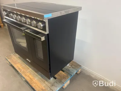 Induktionsspis Smeg 90x60 cm, Antracit, Portofino CPF92IMA