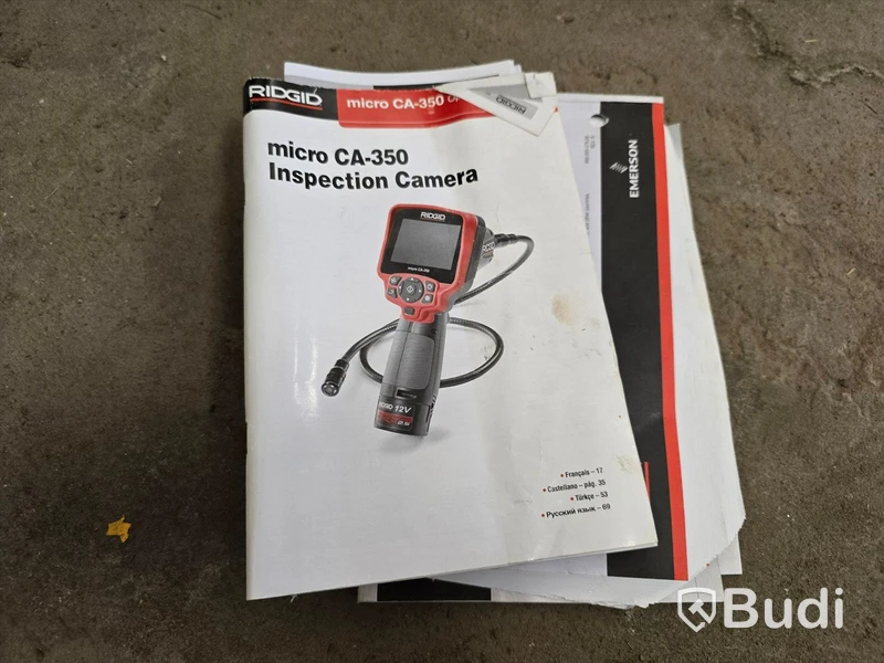 Avloppskamera Rigid Micro CA-350 med Seesnake 10 m
