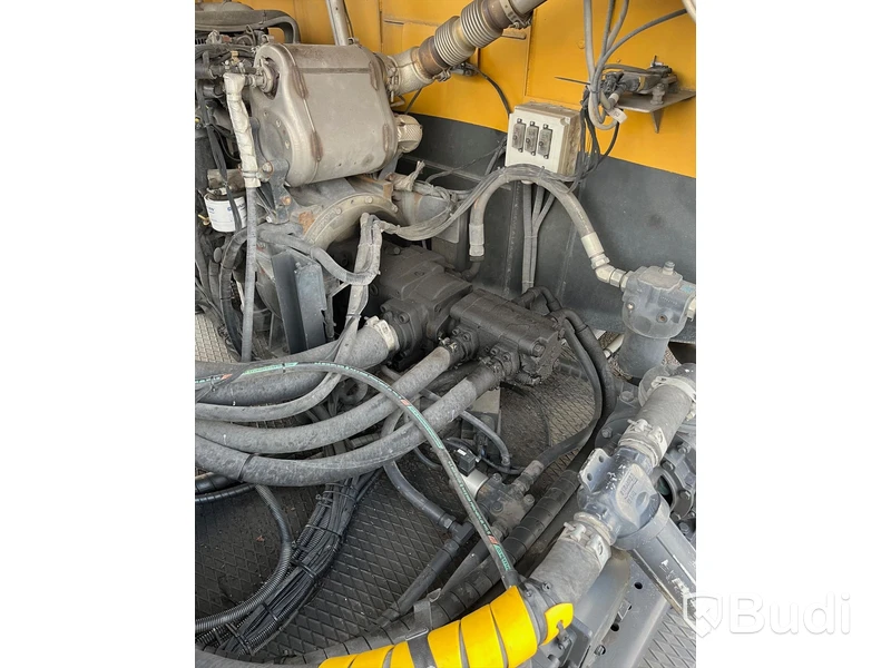 Spoltank på lastväxlarram