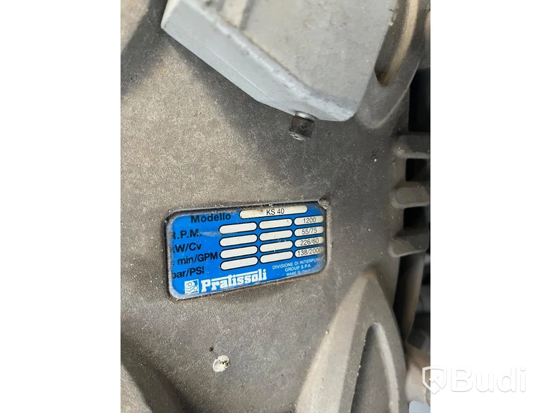 Spoltank på lastväxlarram
