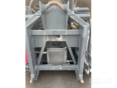 Spoltank på lastväxlarram