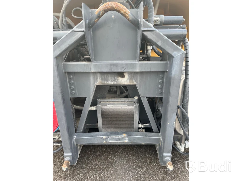 Spoltank på lastväxlarram