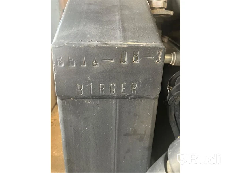 Spoltank på lastväxlarram