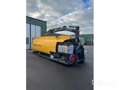 Spoltank på lastväxlarram