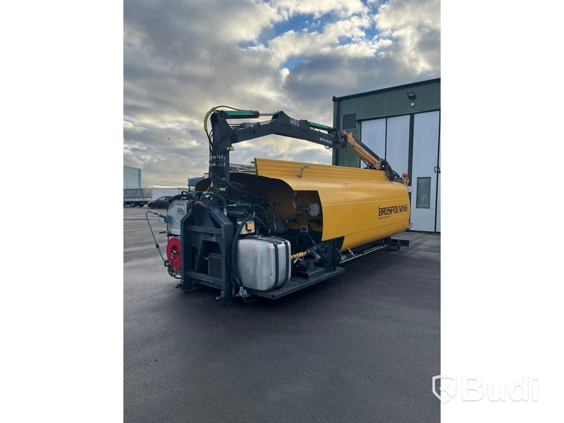 Spoltank på lastväxlarram