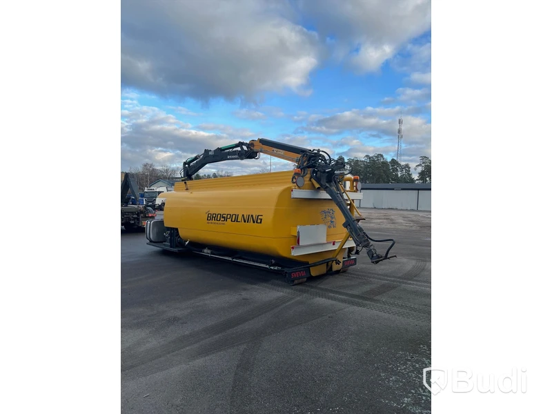 Spoltank på lastväxlarram