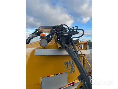 Spoltank på lastväxlarram