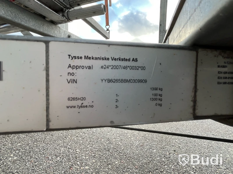 Ställningsläp Tysse inkl. ställning | -2021