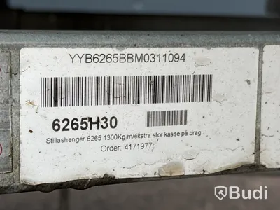 Ställningsvagn Tysse 1300 kg med ställning | 2021