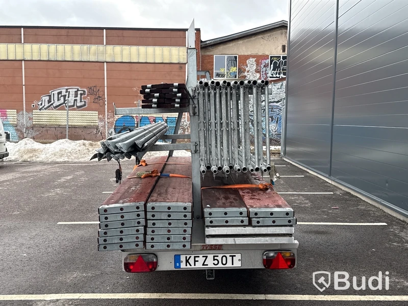 Ställningsvagn Tysse 1300 kg med ställning | 2021