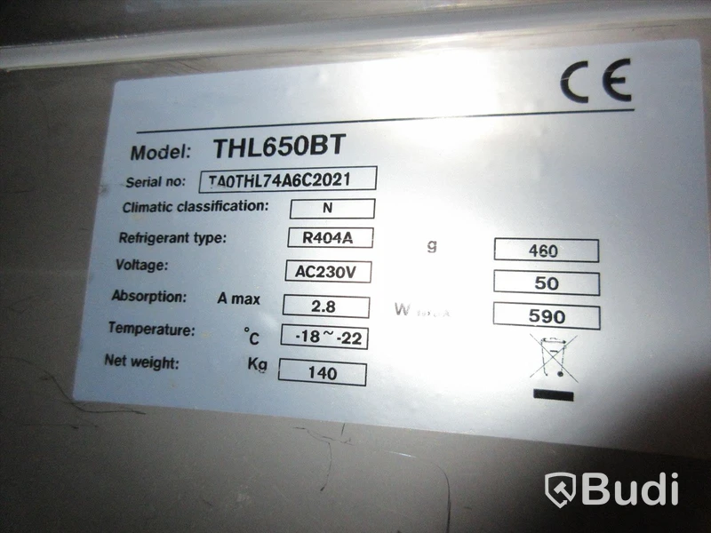 Kylskåp Hagfors AB modell THL650 BT